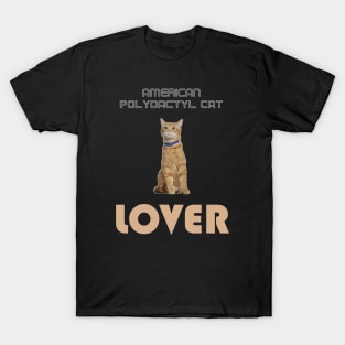 American Polydactyl Cat Lover T-Shirt